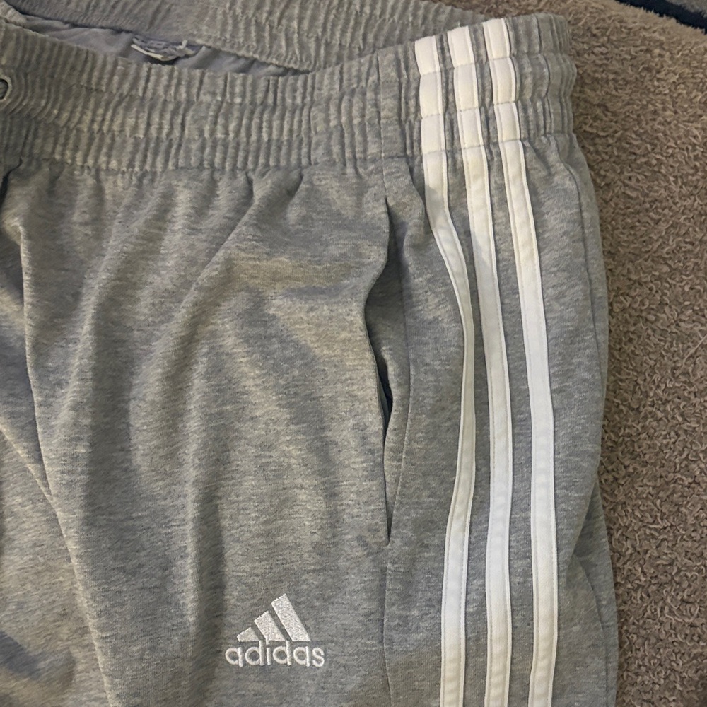 adidas Gray Hoodie and Shorts Set - Picture 7 of 7